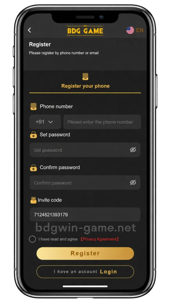 Home 3 BDG Win Register